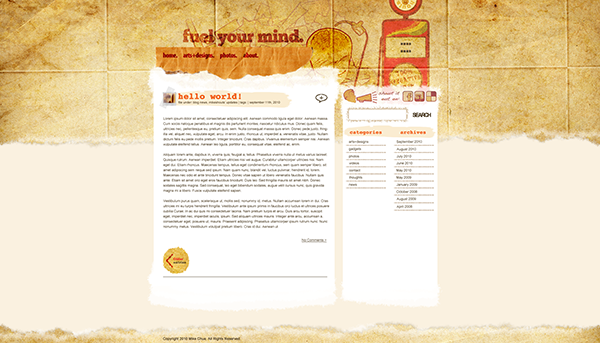 mikeshouts blog template preview