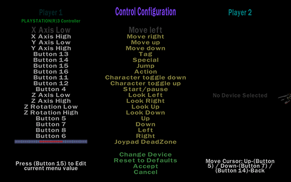 the control option screeny