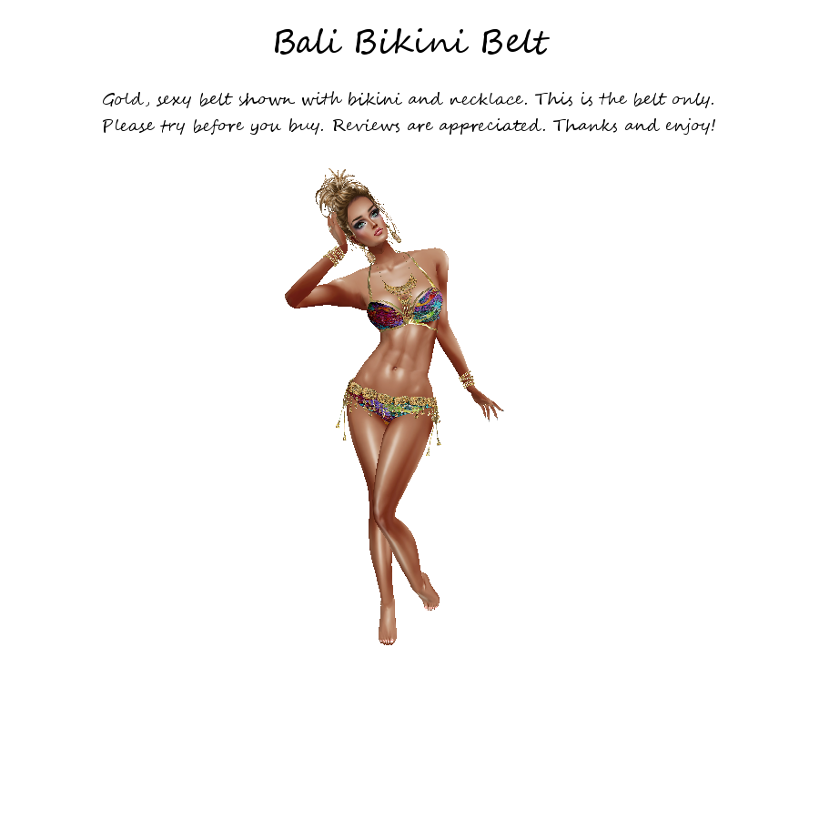 Bali Bikini Belt photo Bali Bikini Belt .png