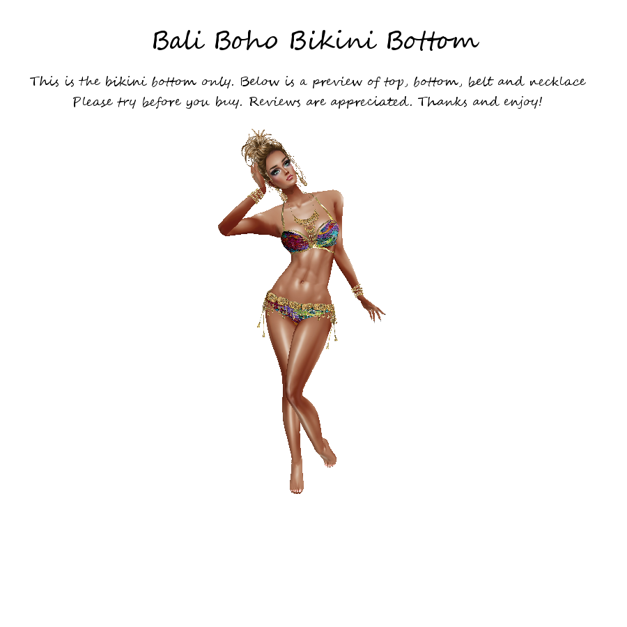 Bali Boho Bikini Bottom photo Bali Bikini Bottom .png