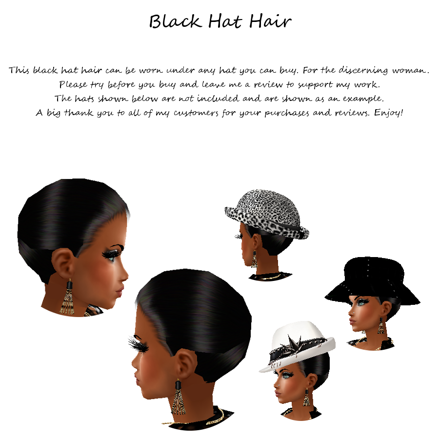 Black Hat Hair photo Black Hat Hair_1.png