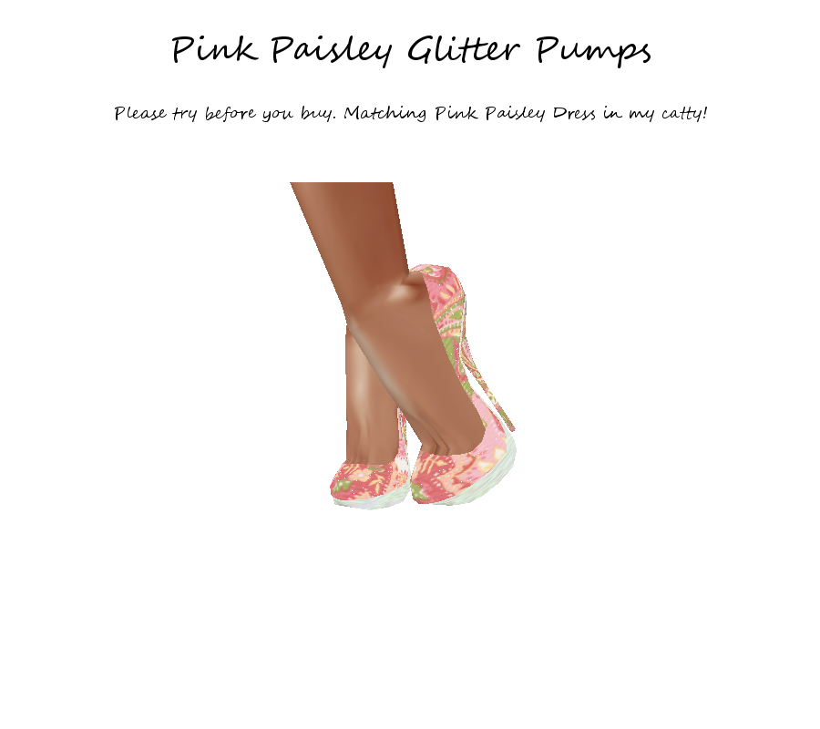  photo Pink Paisley Glitter Pumps.png