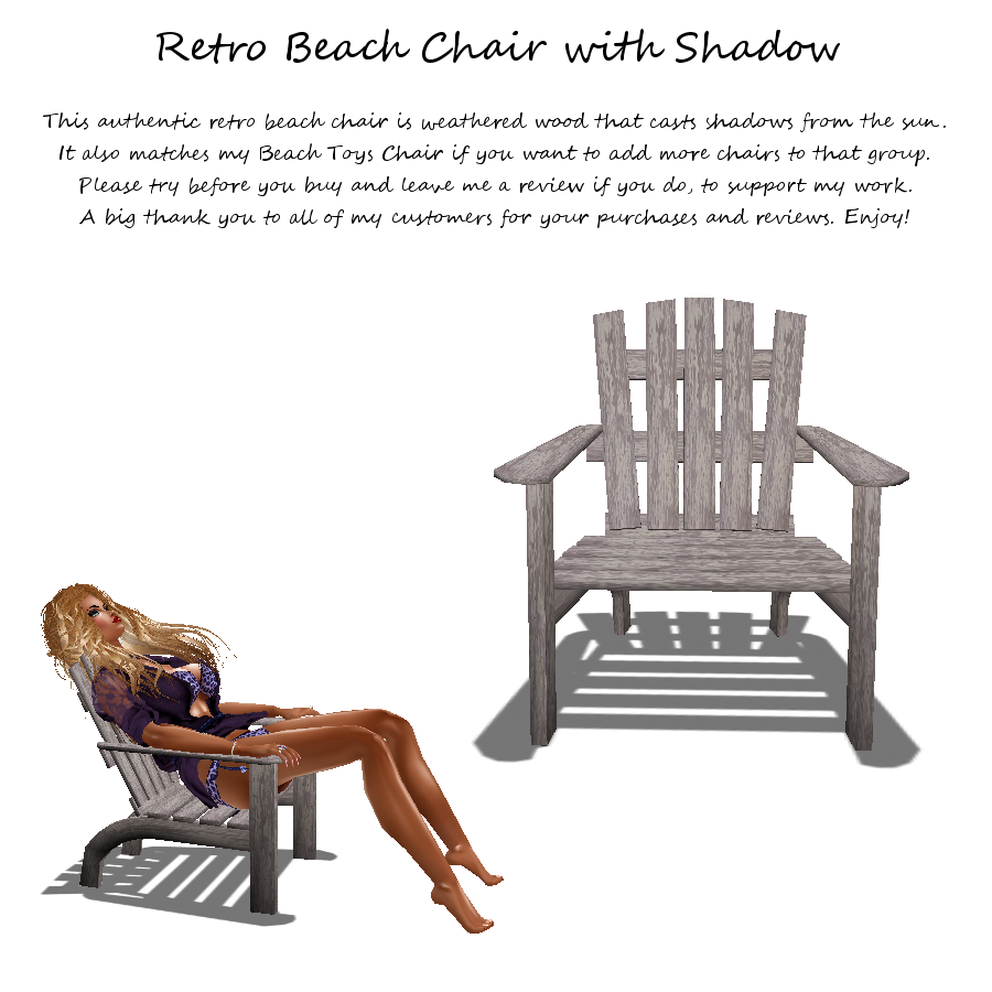 Retro Beach Chair photo Retro Beach Chair_1.png