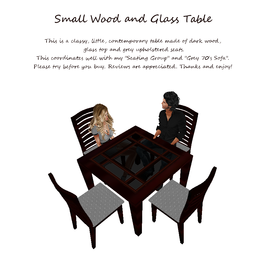  photo Wood  Glass Table set .png