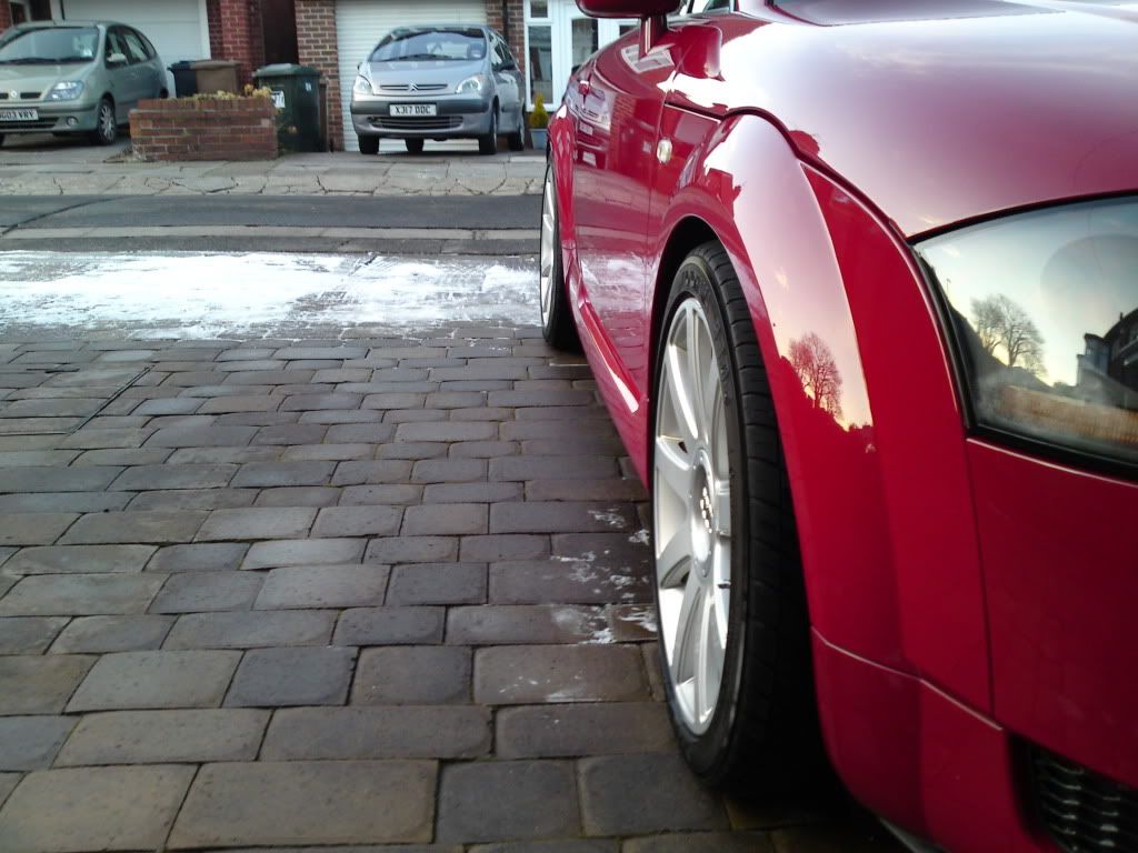 The Audi TT Forum • View topic Wheel spacers fittedwith pics