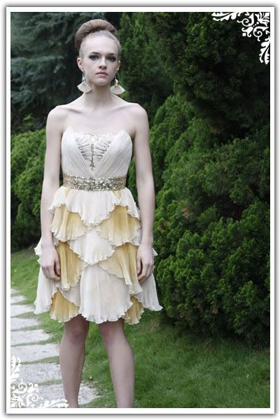 Dress Model Lady on Strapless Petite Evening Ball Lady Dress Chiffon 80311   Ebay