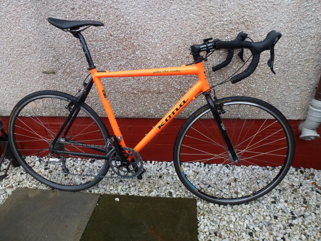 kona bike orange