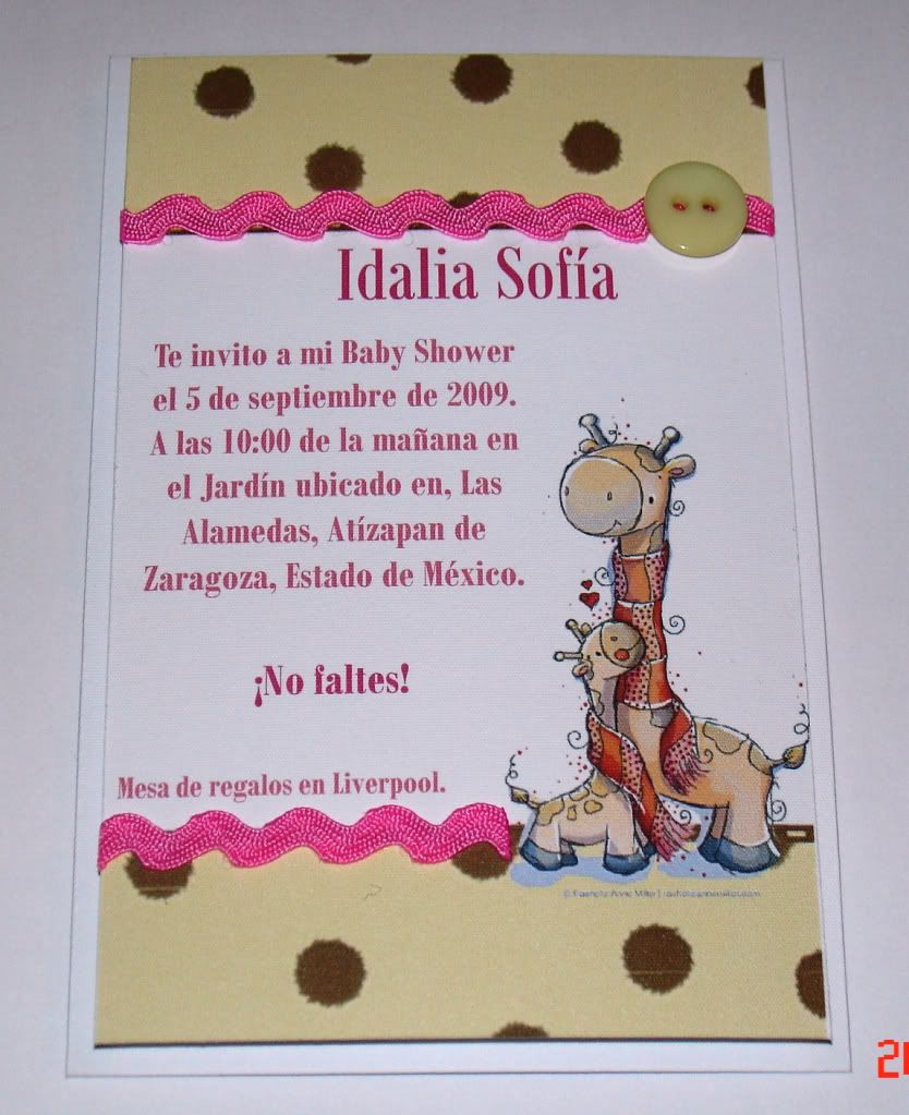 Invitaciones para todos los eventos, bautizo, comunión, baby shower ...