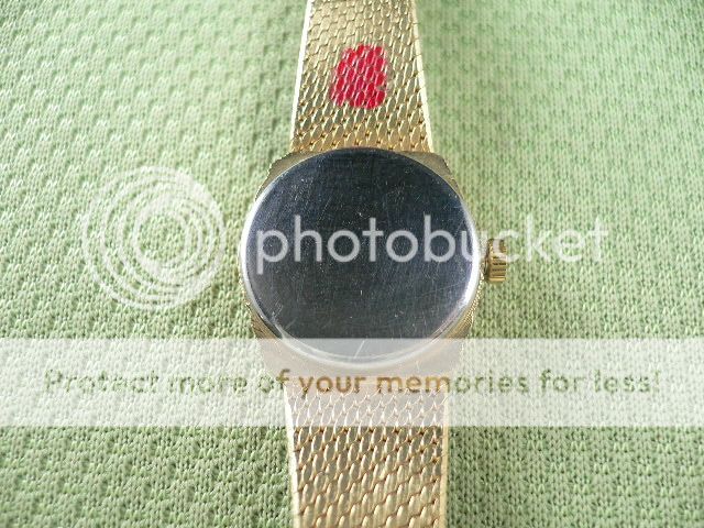 NEW OLD STOCK ENICAR SWISS MADE GOLD PLATED QUARTZ LADY WATCH  