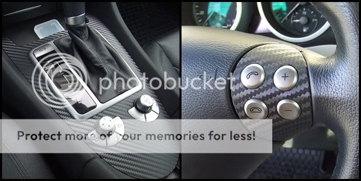 Mercedez Benz SLK R171 Look Carbon Trim Dashboard Interior Kit Car Accessories