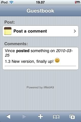 iPost -Guestbook optimized for iPhone iPost -Guestbook optimized for iPhone
