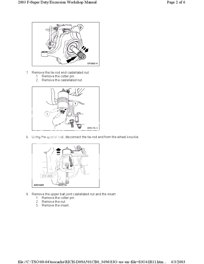How to get front axles out - Ford Truck Enthusiasts Forums